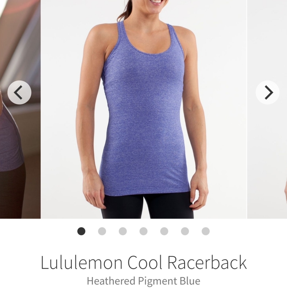 Lululemon-Cool Racerback-Sz 10-Heathered Pigment B